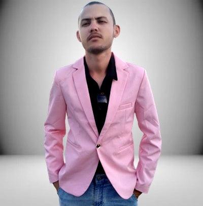 Blazer Masculino Rosa - Homem com Estilo