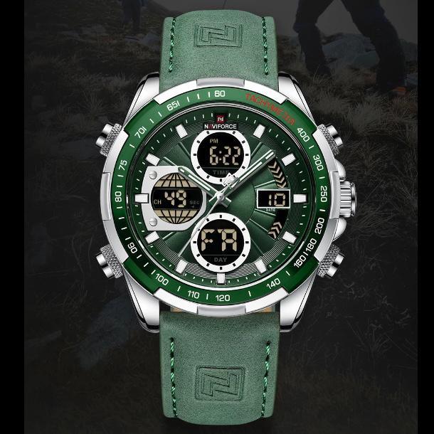 Relógio Masculino Verde Naviforce - Homem com Estilo